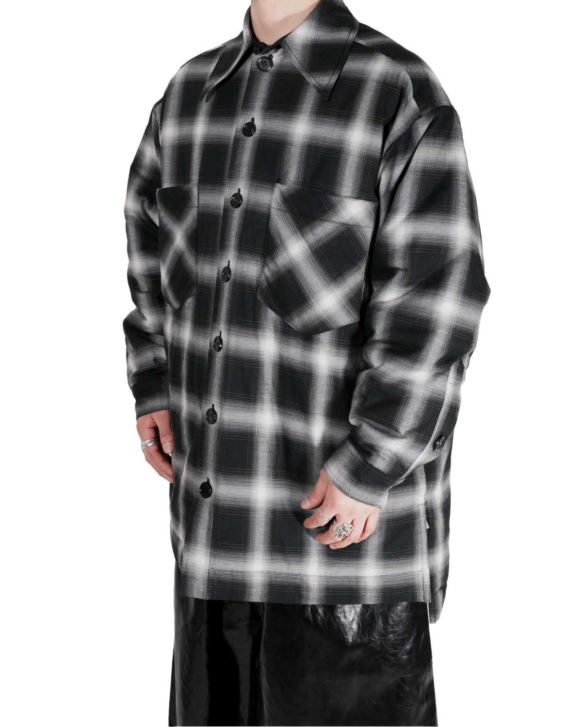 LU'U DAN / FAT BOY FLANNEL OMBRE CHECK