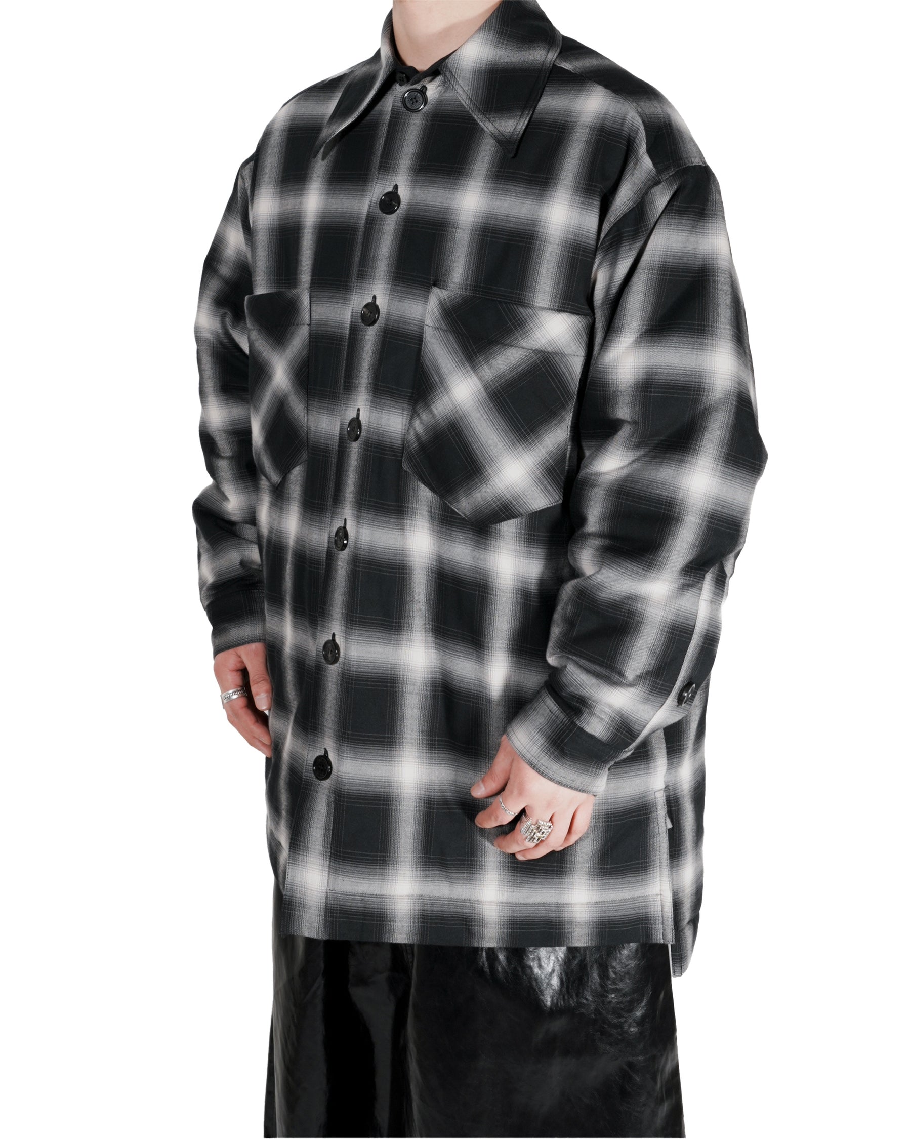 LU'U DAN / FAT BOY FLANNEL OMBRE CHECK