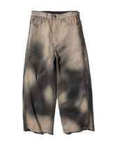 LU'U DAN / SIDE ZIP JEANS DEEP STAIN 1