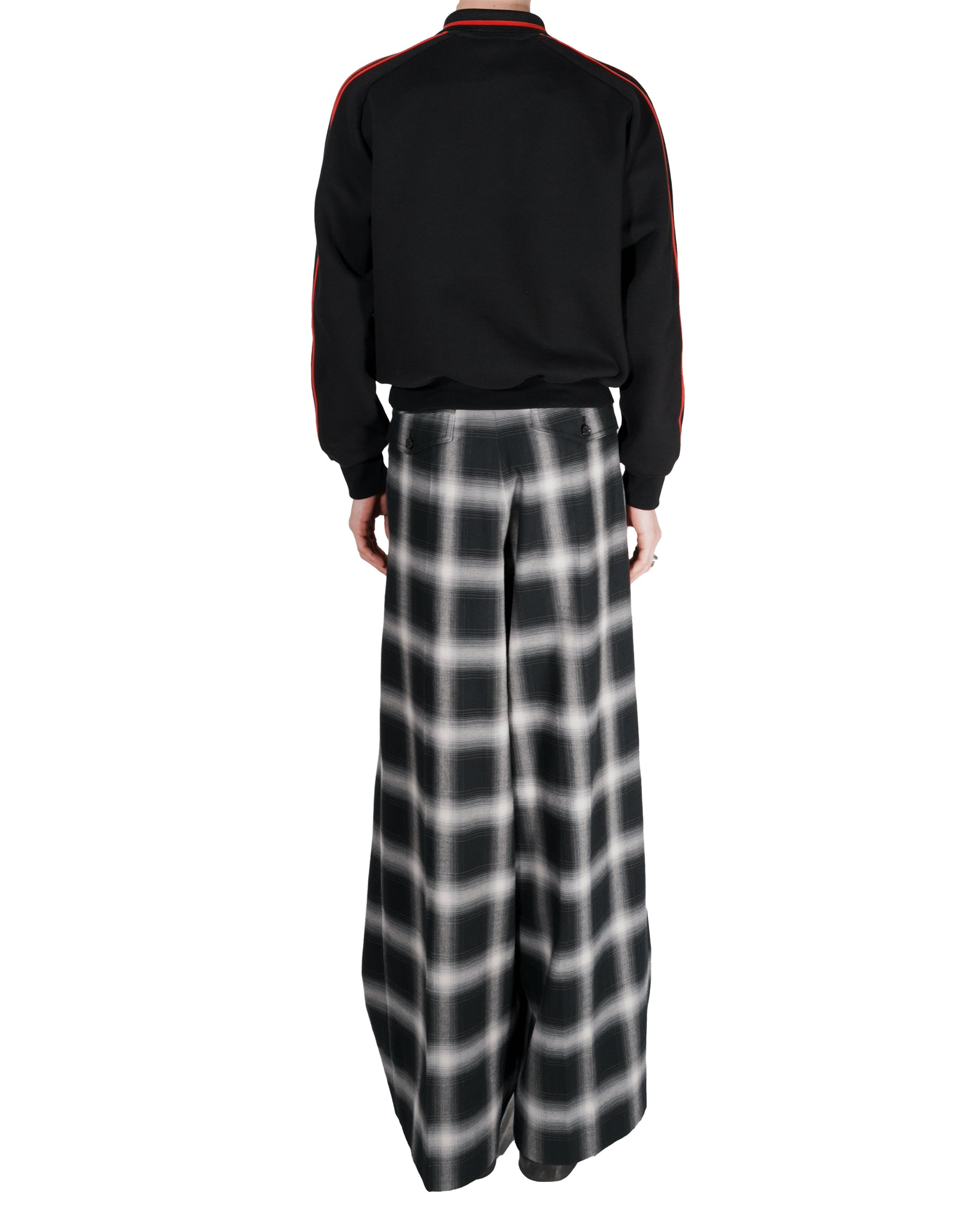 LU'U DAN / TRIPLE PLEAT TROUSERS OMBRE CHECK
