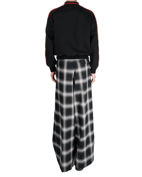 LU'U DAN / TRIPLE PLEAT TROUSERS OMBRE CHECK