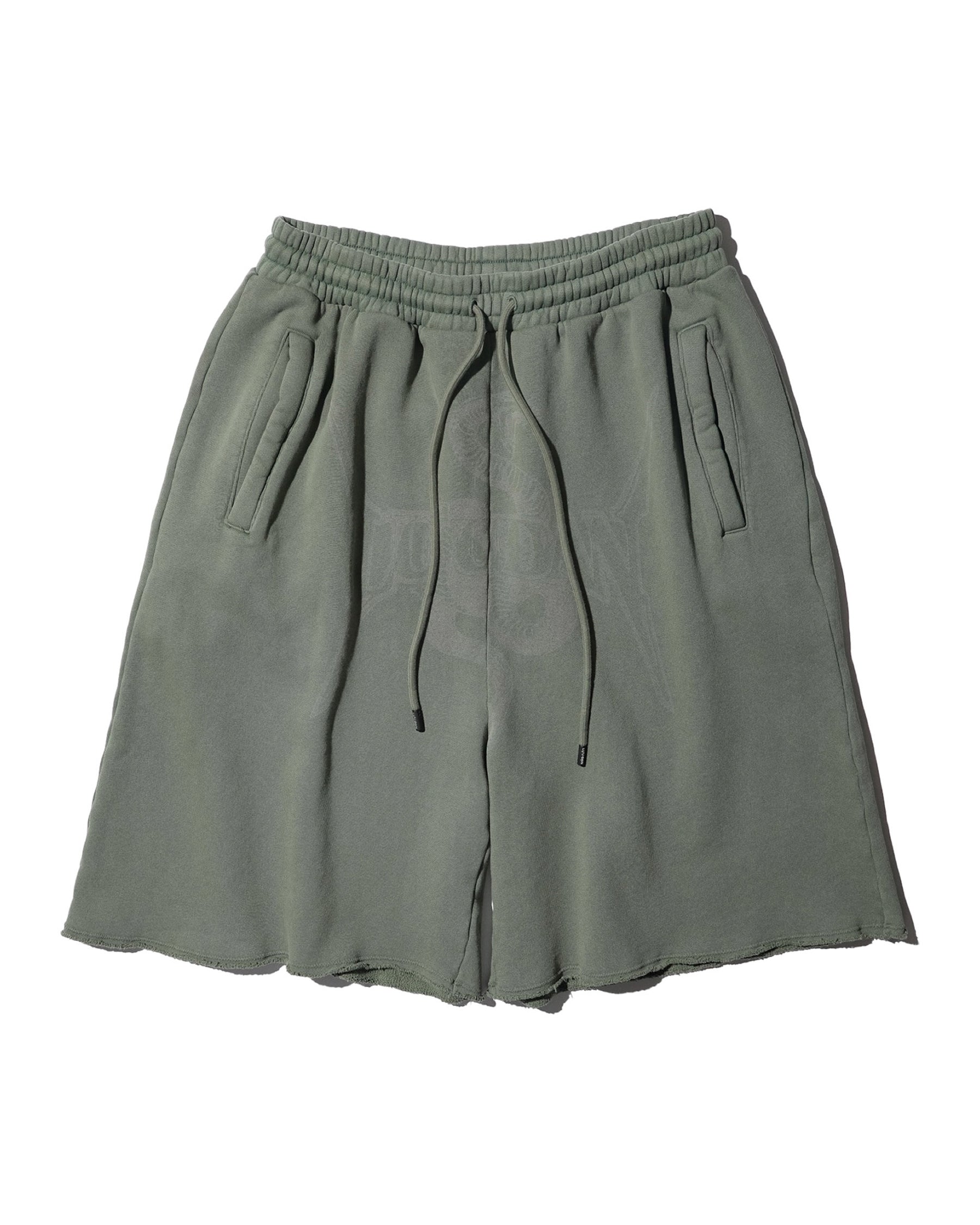 LU'U DAN / ZOKU SHORTS WASHED OUT MILITARY_1
