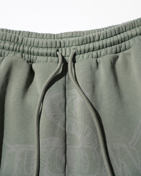 LU'U DAN / ZOKU SHORTS WASHED OUT MILITARY_3
