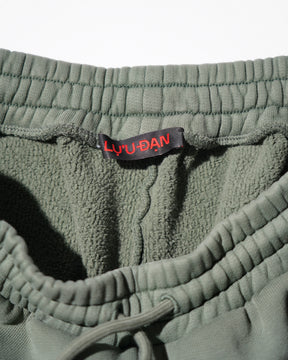 LU'U DAN / ZOKU SHORTS WASHED OUT MILITARY_4