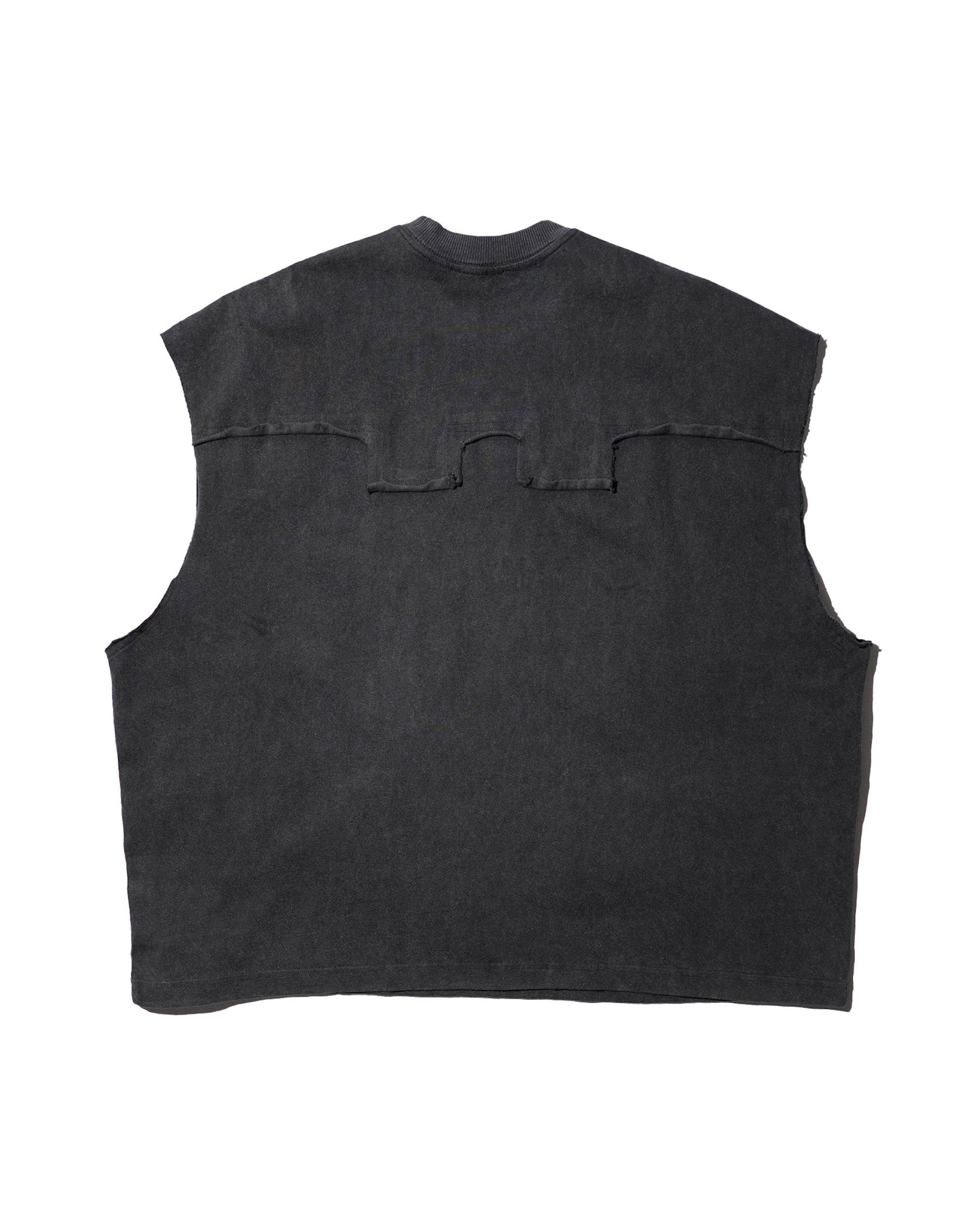 LUXENBURG SHREDDED CASTLE TANK CHARCOAL_5