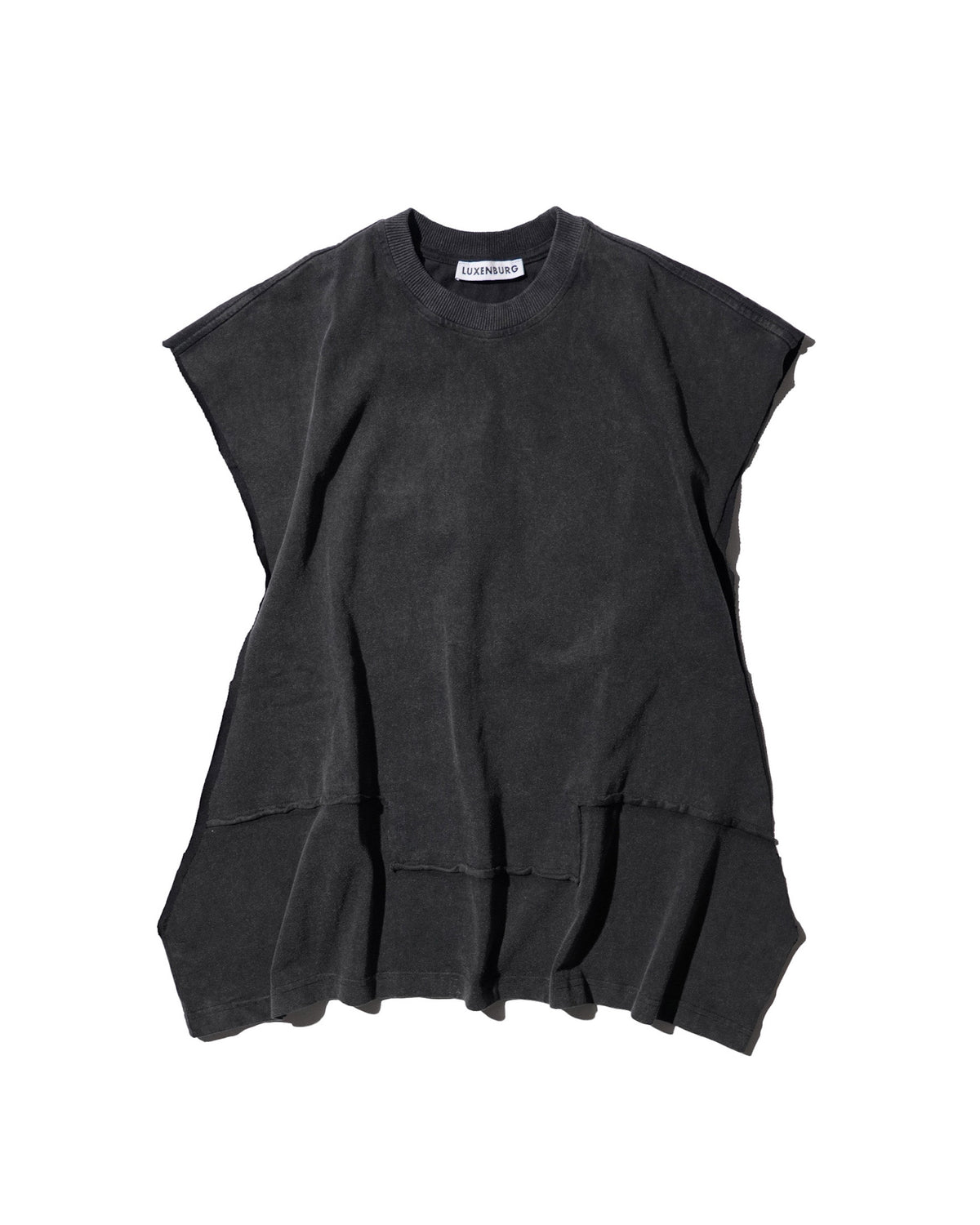 LUXENBURG SHREDDED CASTLE TANK CHARCOAL_1