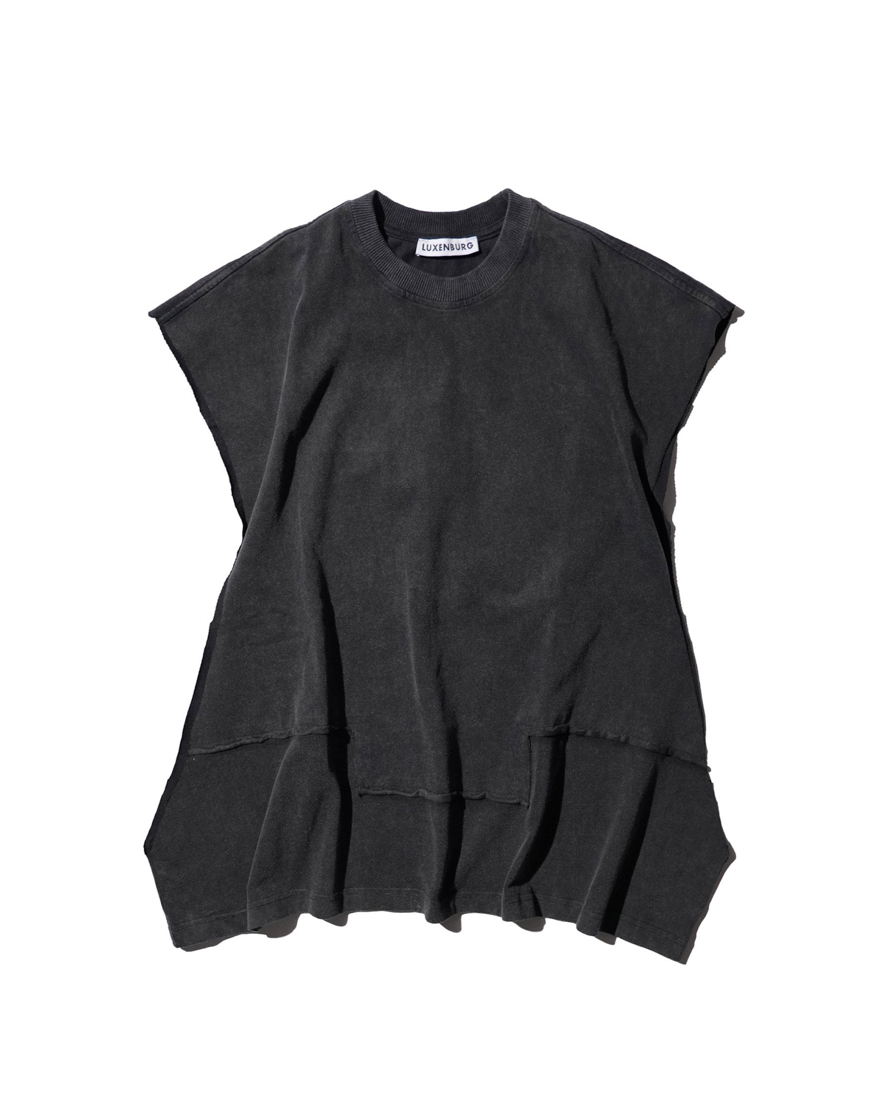 LUXENBURG SHREDDED CASTLE TANK CHARCOAL_1