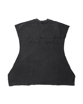 LUXENBURG SHREDDED CASTLE TANK CHARCOAL_4