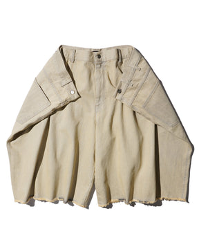 LU'U DAN / MAXI SHORTS WHITEWASHED_1