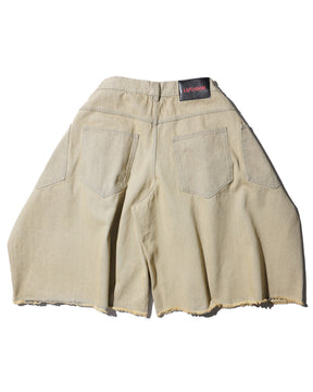 LU'U DAN / MAXI SHORTS WHITEWASHED