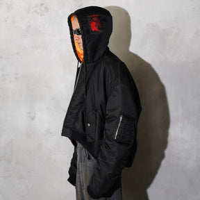 <span style="color: #f50b0b;">Last One</span> 
LU'U DAN / PATCH BOMBER BLACK