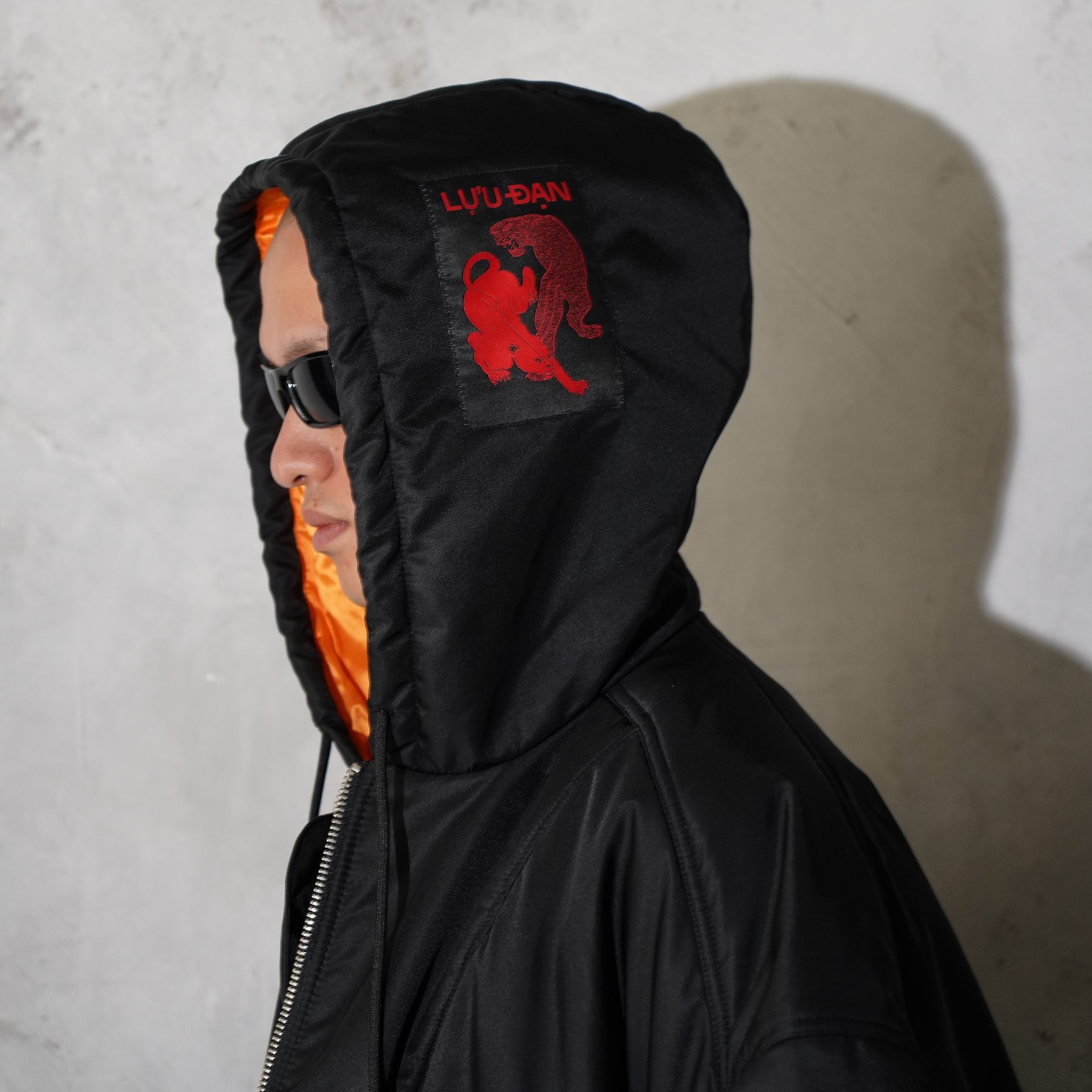 <span style="color: #f50b0b;">Last One</span> 
LU'U DAN / PATCH BOMBER BLACK