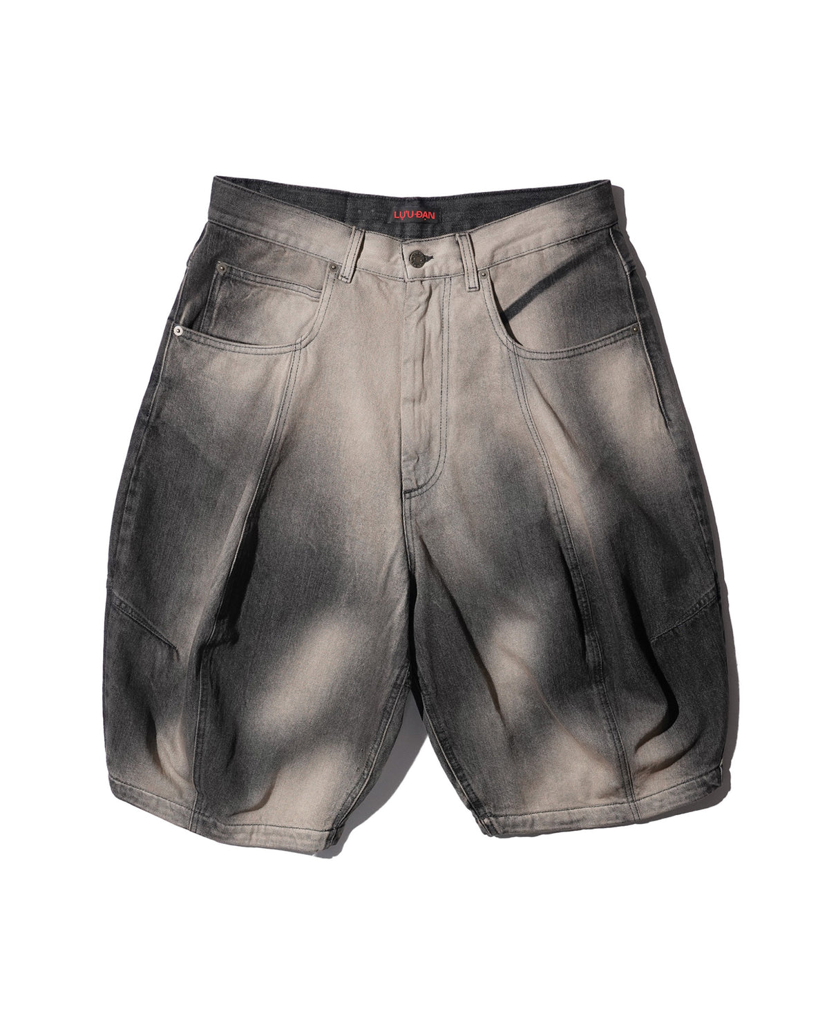LU'U DAN / PUFFA SHORTS DEEP STAIN_1
