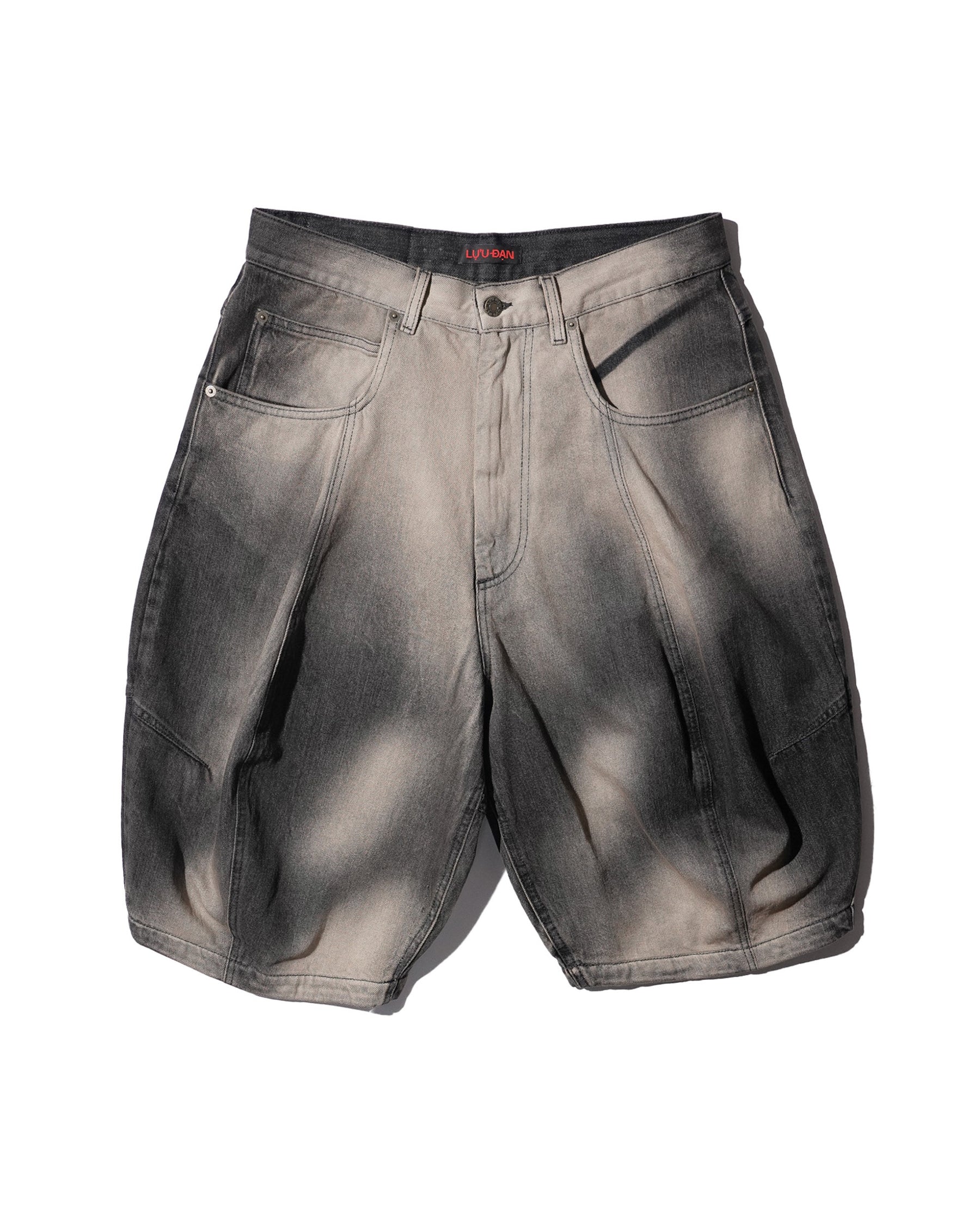 LU'U DAN / PUFFA SHORTS DEEP STAIN_1