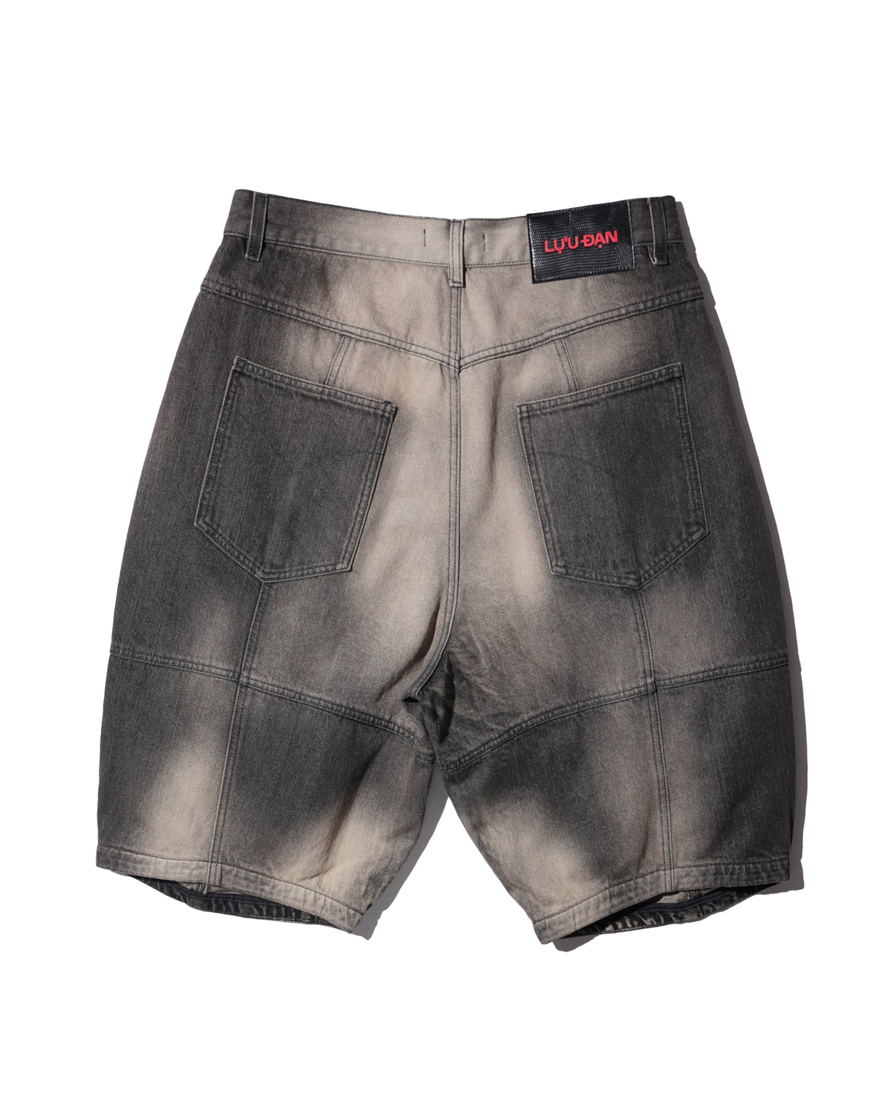 LU'U DAN / PUFFA SHORTS DEEP STAIN_2