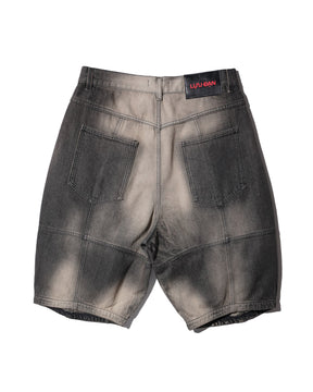 LU'U DAN / PUFFA SHORTS DEEP STAIN_2