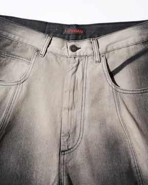 LU'U DAN / PUFFA SHORTS DEEP STAIN_3