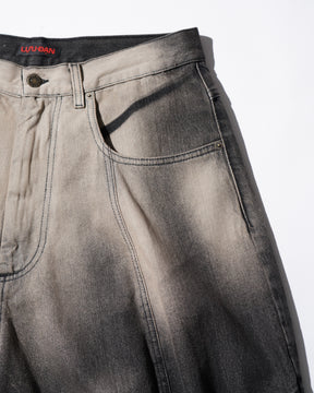 LU'U DAN / PUFFA SHORTS DEEP STAIN_4