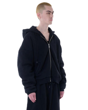 【Pre-Order】LU'U DAN / WADDED HOODIE SOFT BLACK
