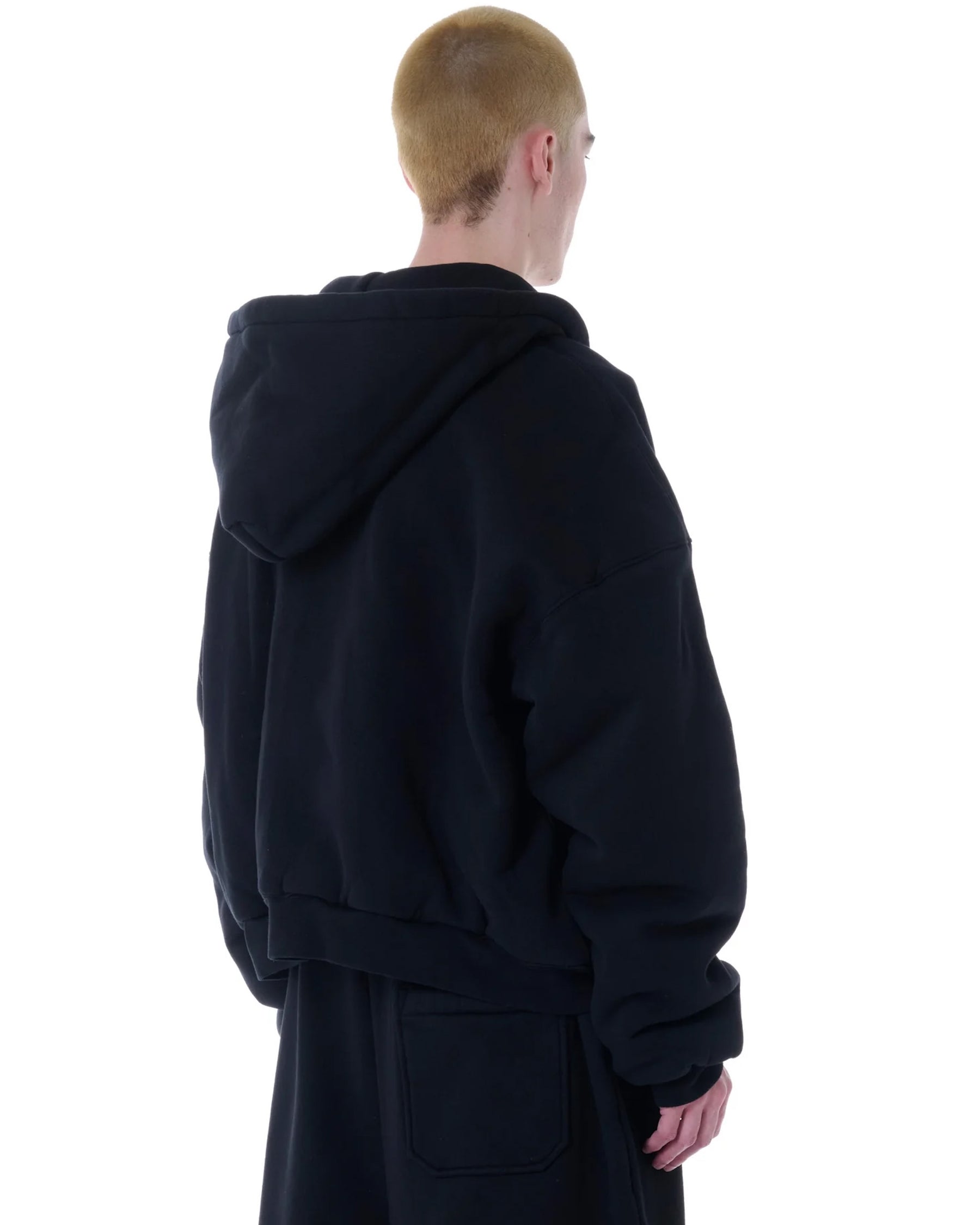 【Pre-Order】LU'U DAN / WADDED HOODIE SOFT BLACK