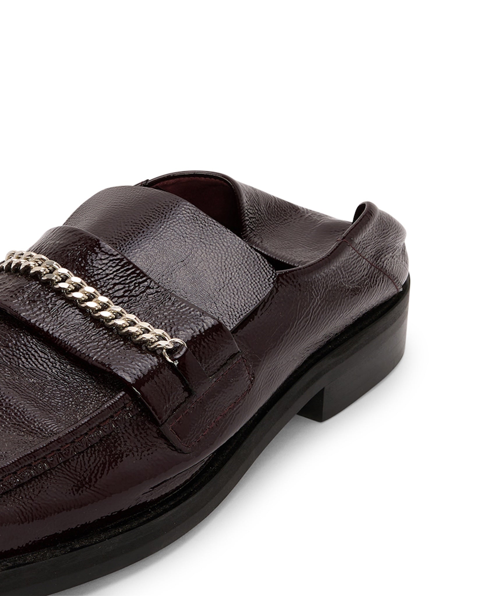 Martine Rose / FOLD BACK SQUARE TOE RED OXBLOOD