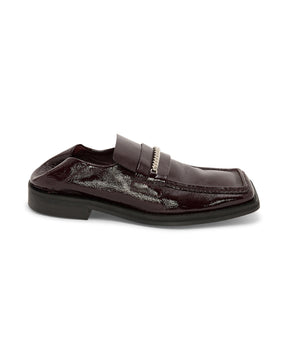 Martine Rose / FOLD BACK SQUARE TOE RED OXBLOOD