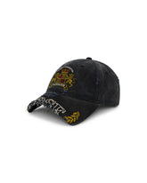 Martine Rose / CUT PEAK CAP BLACK WASHED