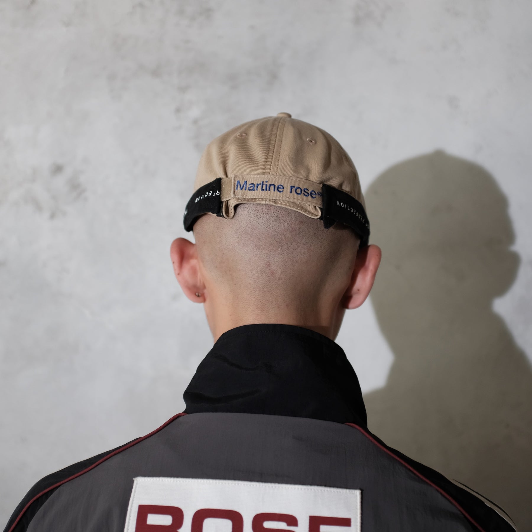 Martine Rose / ROLL BACK CAP BEIGE STONE