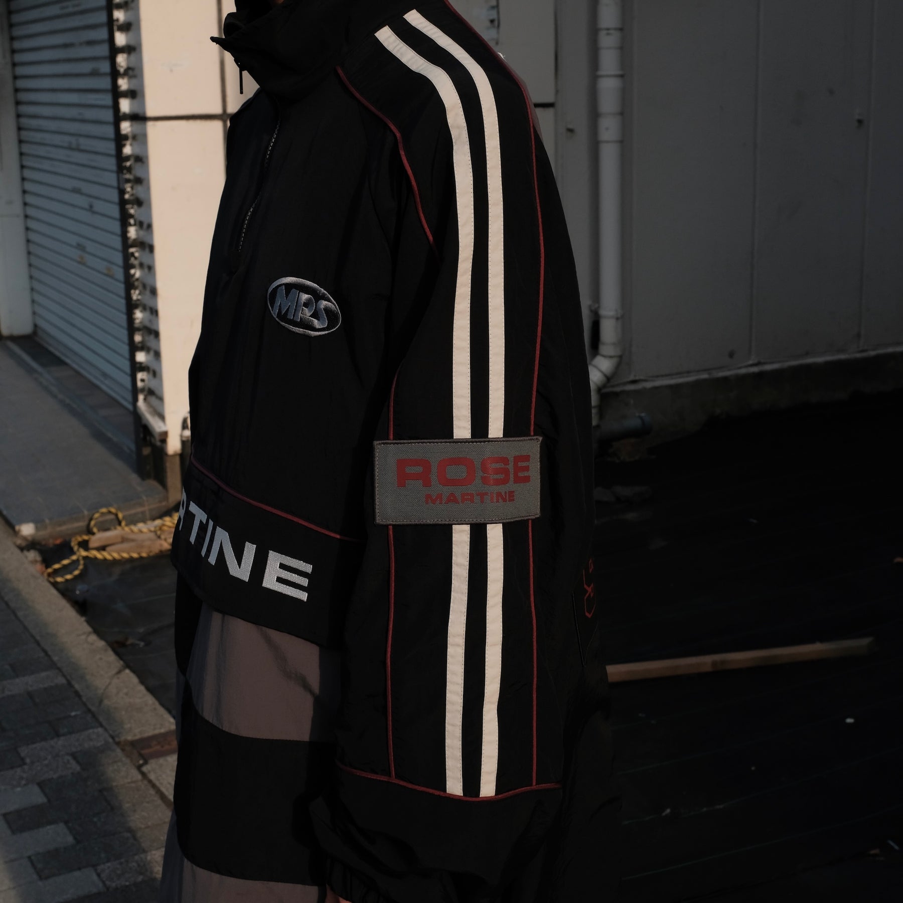 <span style="color: #f50b0b;">Last One</span> Martine Rose / HOCKEY PULLOVER BLACK-GREY