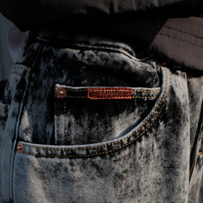 <span style="color: #f50b0b;">Last One</span> Martine Rose / ZIP HEM JEAN GREY ACID WASH