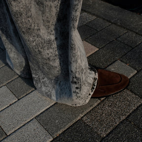 <span style="color: #f50b0b;">Last One</span> Martine Rose / ZIP HEM JEAN GREY ACID WASH