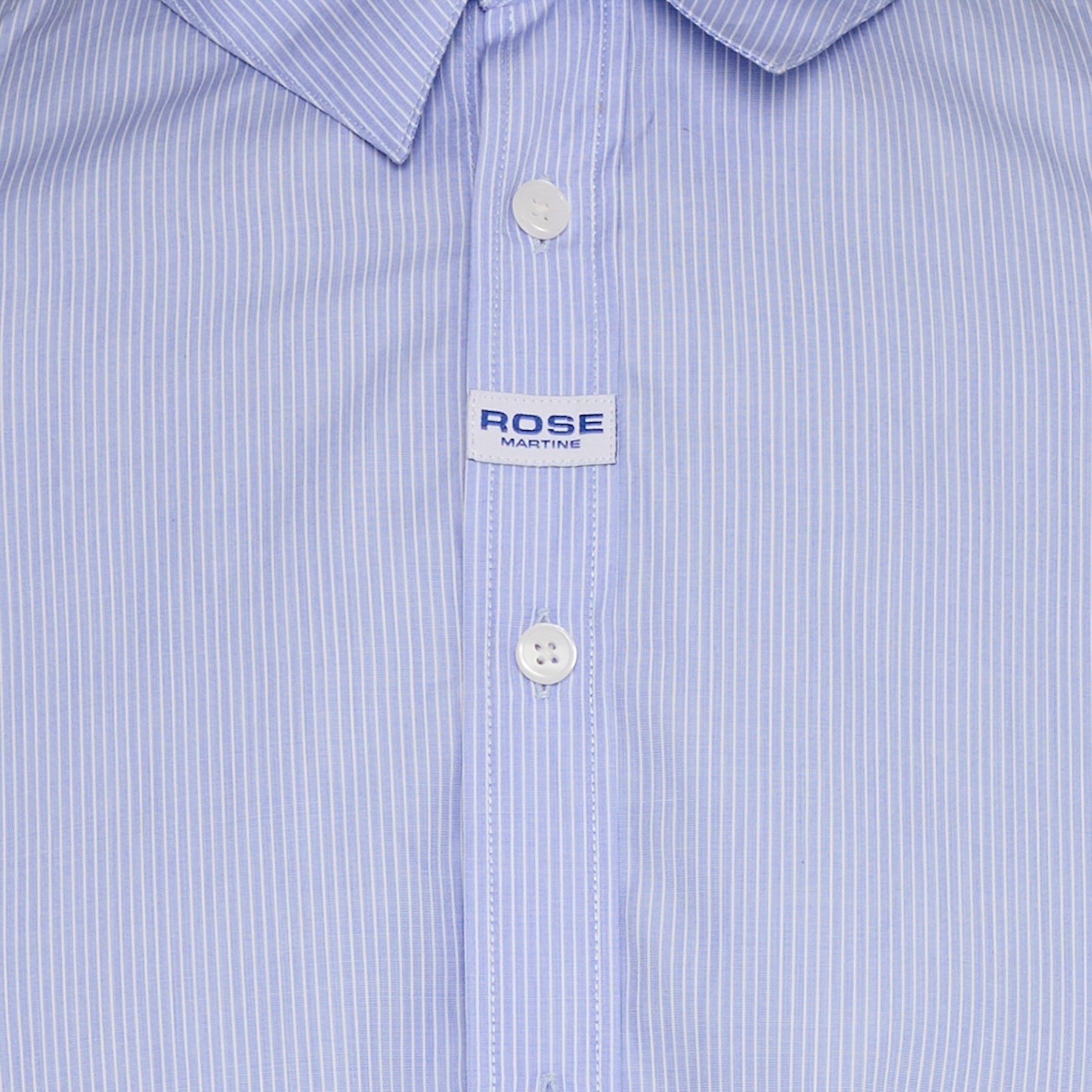 Martine Rose / CLASSIC SHIRT BLUE WHITE STRIPE