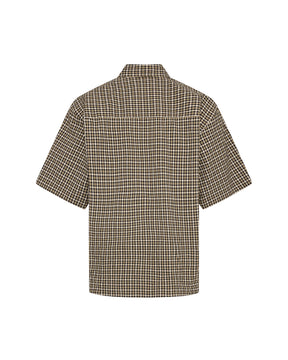 MARTINE ROSE Blanket Safari Shirt（サイズM） Martine Rose / SS BOXY WRAP SHIRT BLACK GREEN