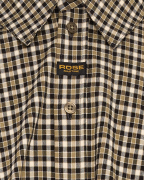 Martine Rose / SS BOXY WRAP SHIRT BLACK GREEN