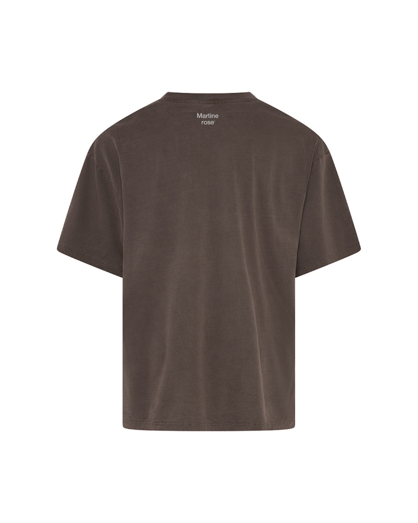 Martine Rose / SS OVERSIZED T-SHIRT BROWN WASHED