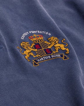 Martine Rose / LS POLO BLUE NAVY WASHED