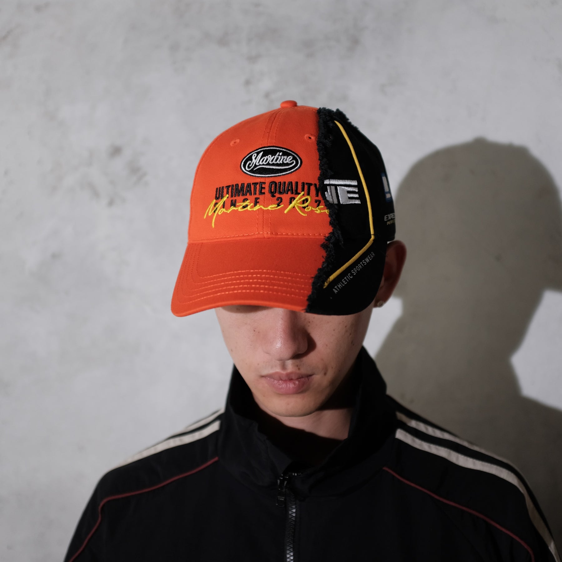 Martine Rose / COLLAGE CAP ORANGE