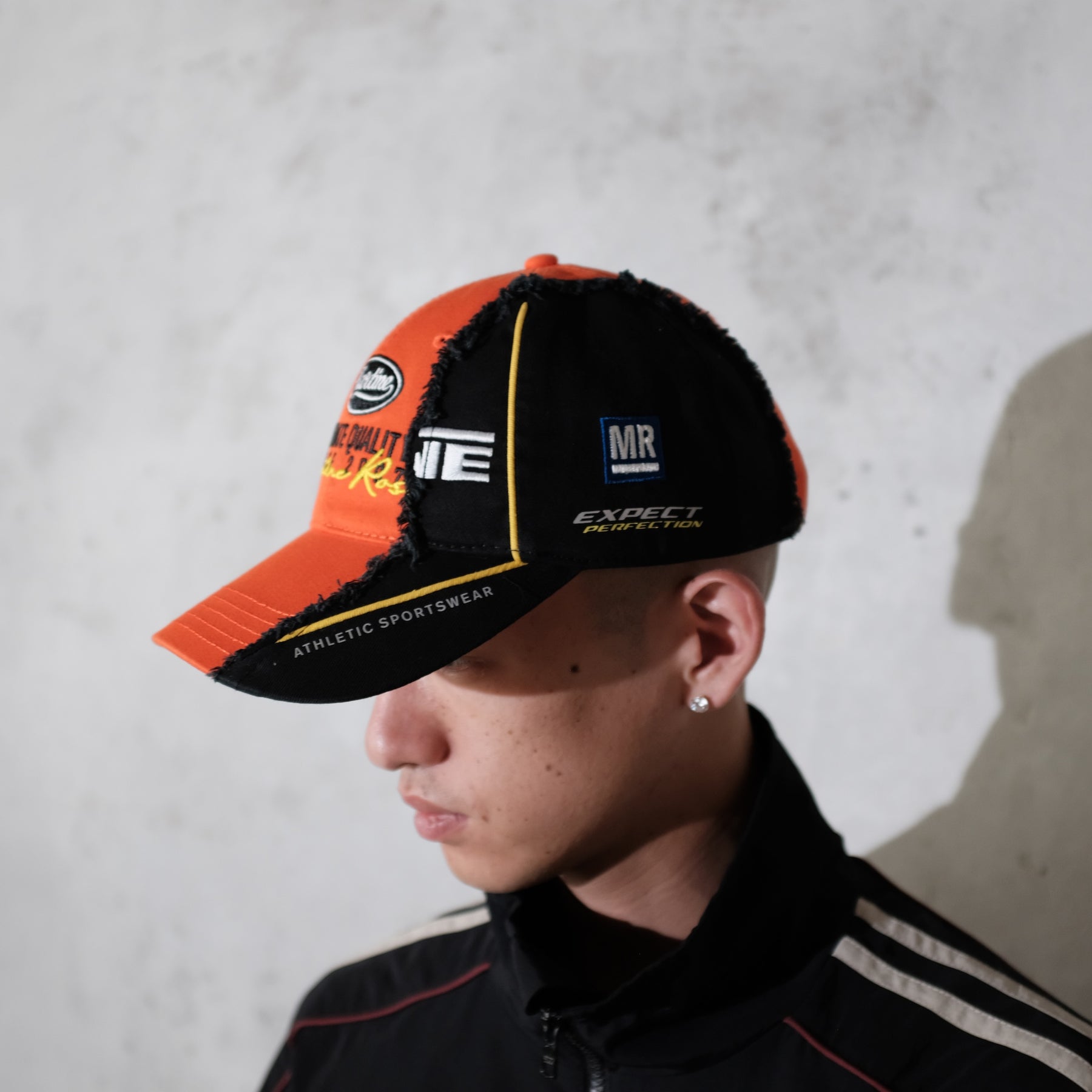 Martine Rose / COLLAGE CAP ORANGE