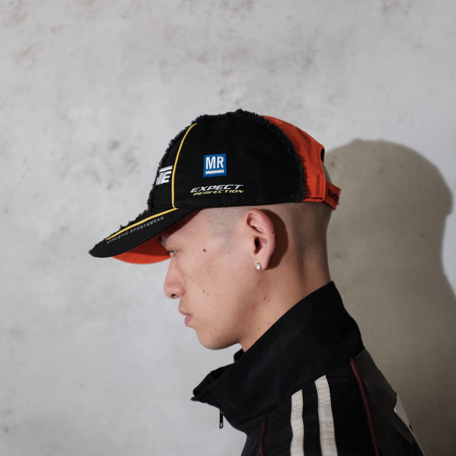 Martine Rose / COLLAGE CAP ORANGE