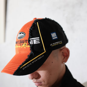 Martine Rose / COLLAGE CAP ORANGE