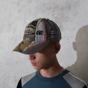 Martine Rose / COLLAGE CAP GREEN CAMO