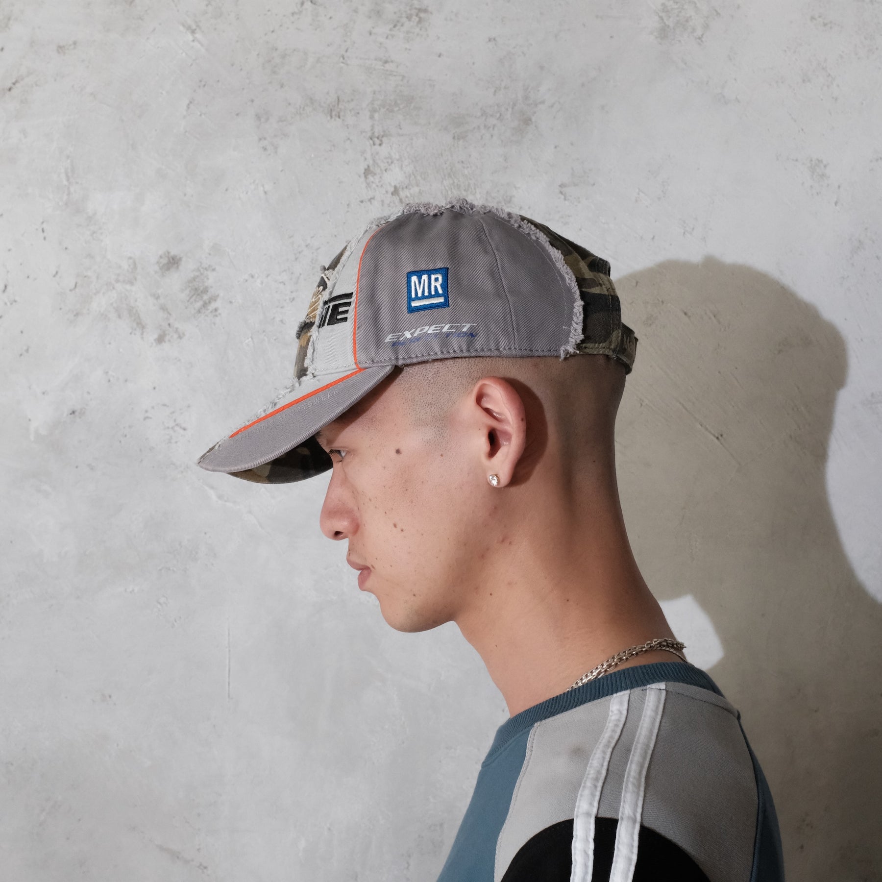 Martine Rose / COLLAGE CAP GREEN CAMO