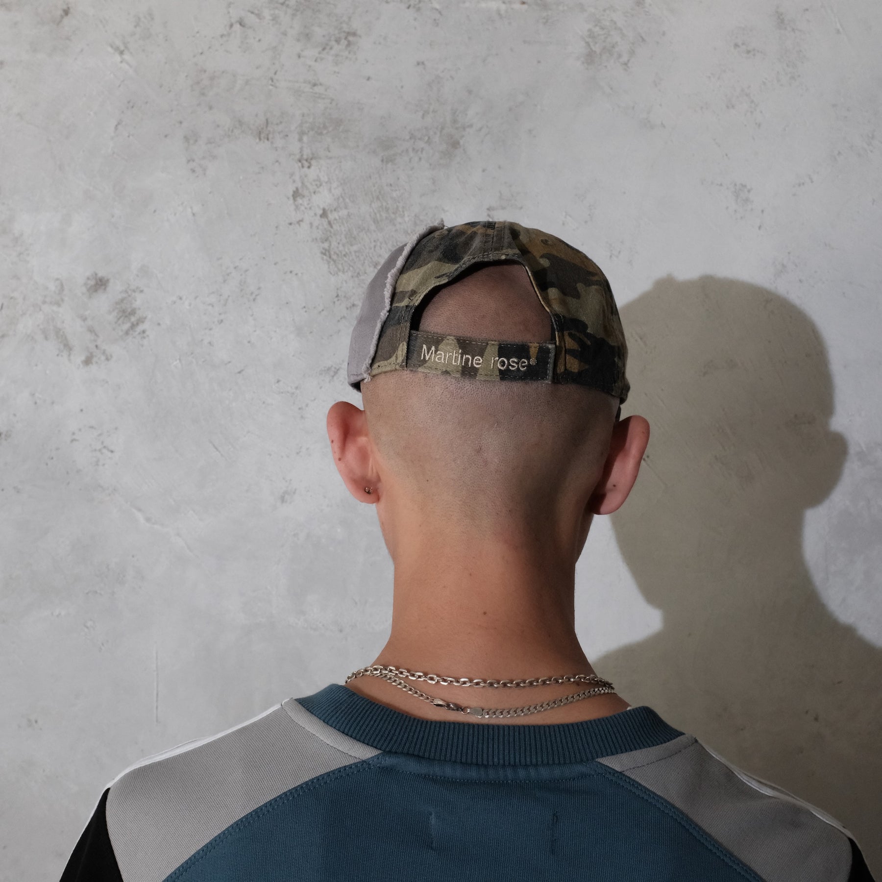 Martine Rose / COLLAGE CAP GREEN CAMO