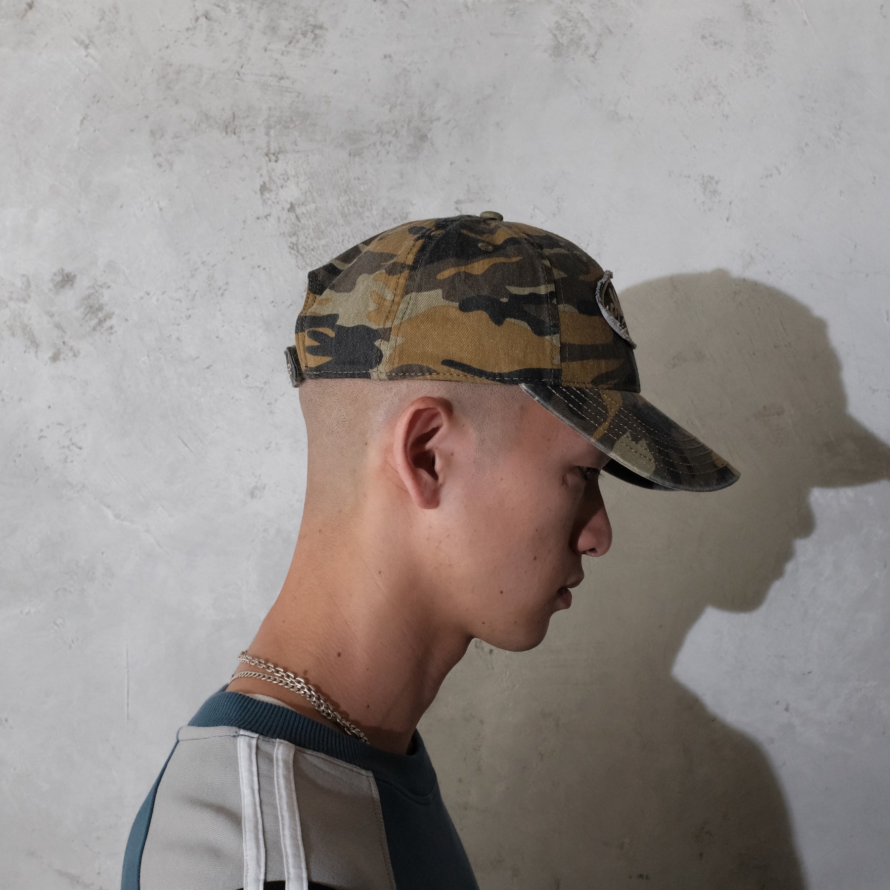Martine Rose / COLLAGE CAP GREEN CAMO