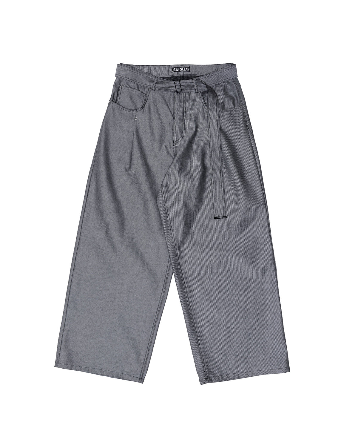 1313 SELAH / MAXIMO DENIM PANTS SILVER