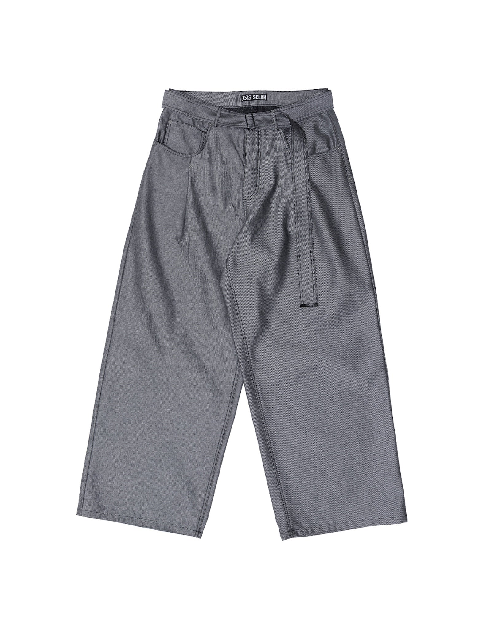 1313 SELAH / MAXIMO DENIM PANTS SILVER