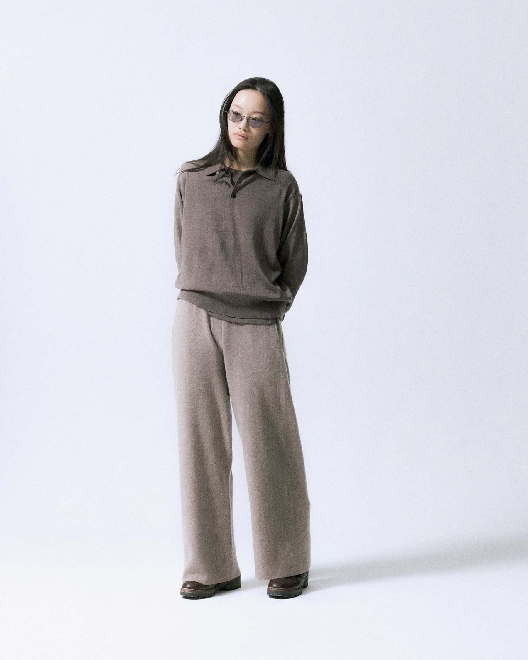 <span style="color: #f50b0b;">Last One</span> MEIAS / WOOL POLO PO BROWN