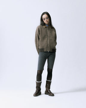 <span style="color: #f50b0b;">Last One</span> MEIAS / WOOL JQ HARRINGTON KNIT JK BROWN