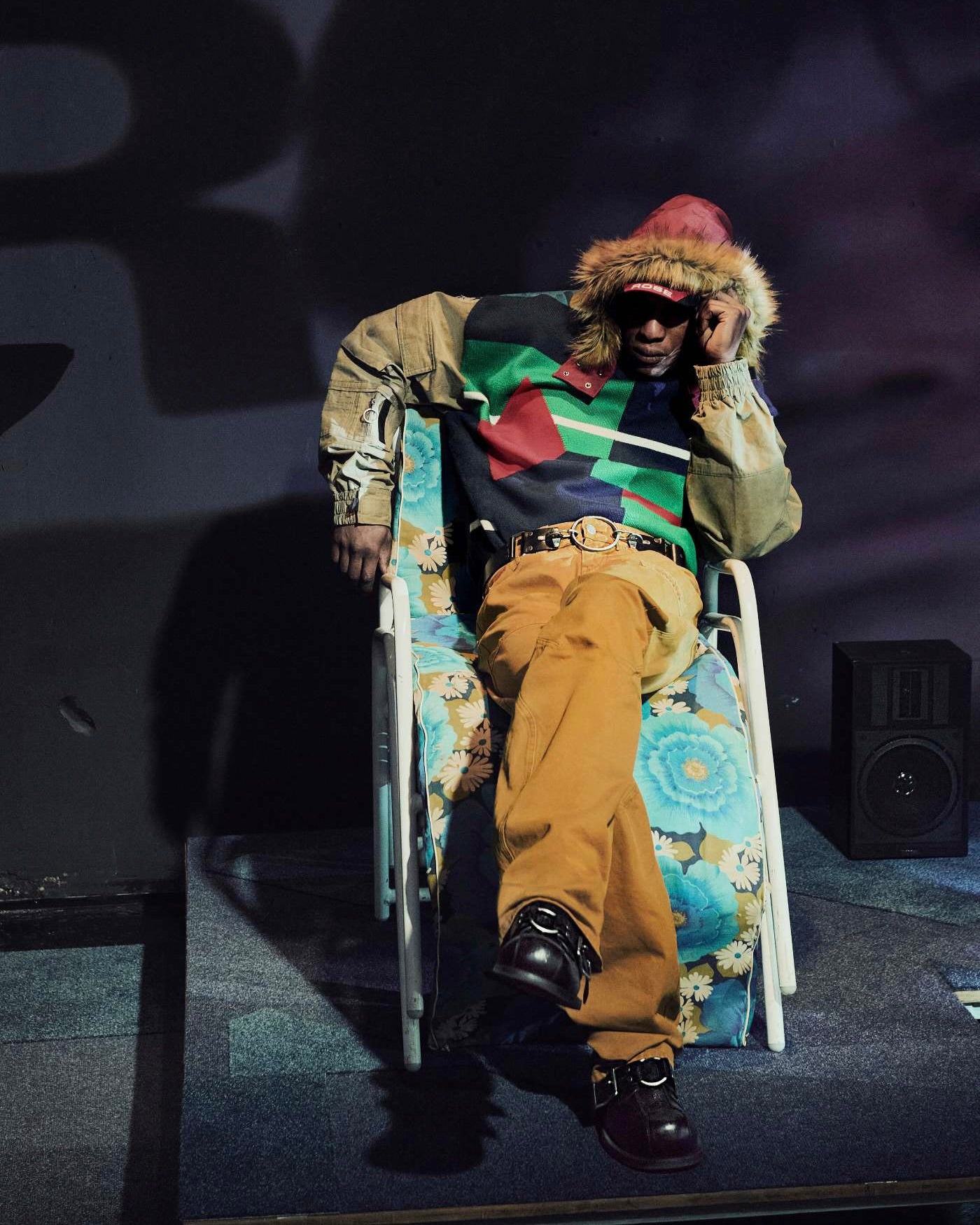 <span style="color: #f50b0b;">Last One</span> Martine Rose / O RING BULB TOE BLACK