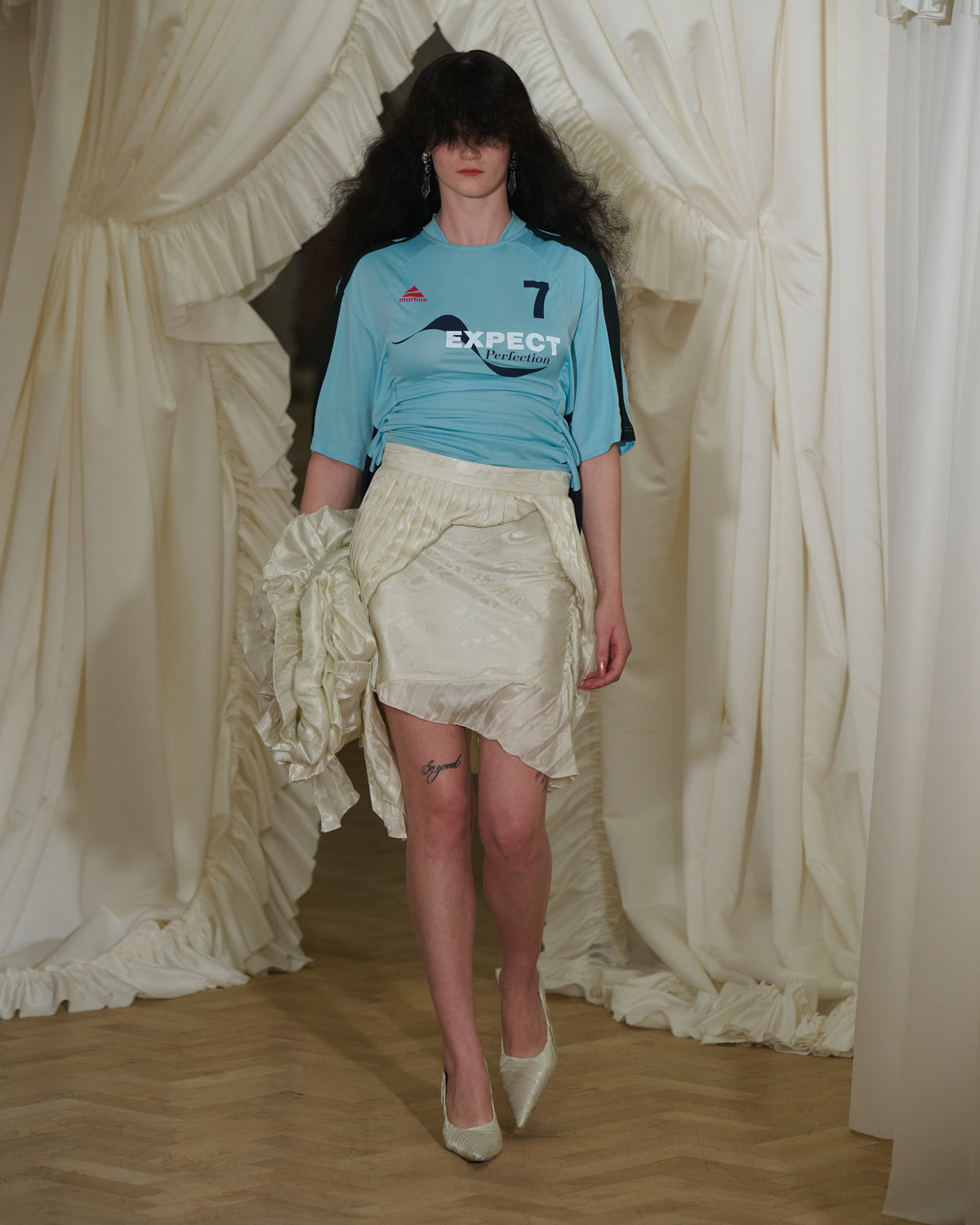 Martine Rose / FOOTBALL TOP BLUE LIGHT